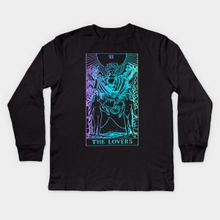 The Lovers Tarot Card Kids Long Sleeve T-Shirt